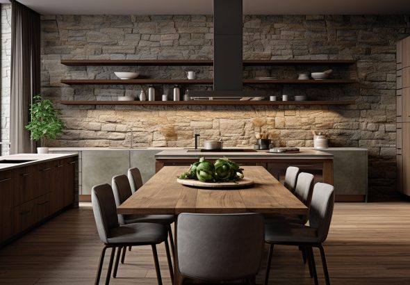 кухня в стилі лофт